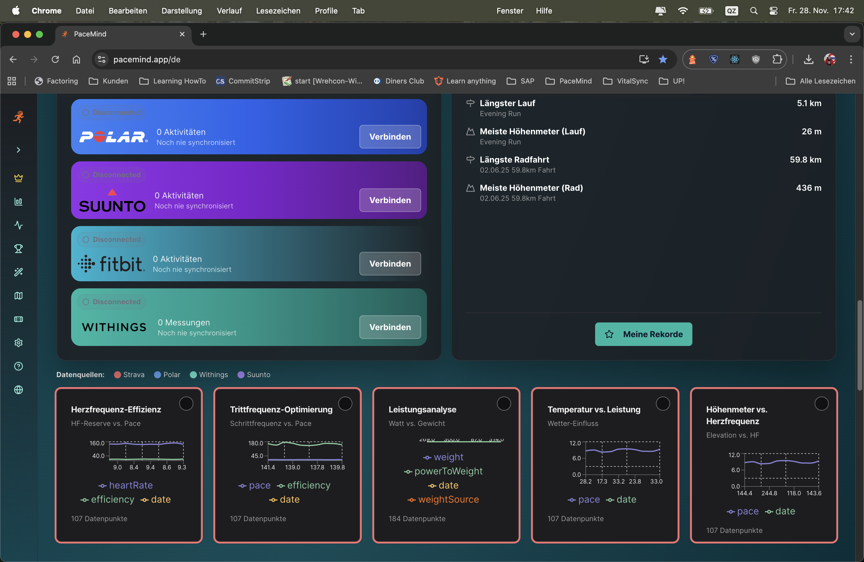 Chart-Auswahl basierend auf Datenquelle - Unterschiedliche Charts je nach verfügbaren Metriken